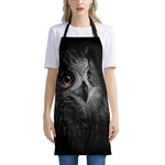 Owl Portrait Print Apron