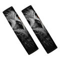 Owl Portrait Print Car Seat Belt Covers
