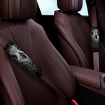 Owl Portrait Print Car Seat Belt Covers
