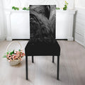 Owl Portrait Print Dining Chair Slipcover