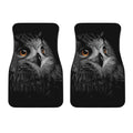 Owl Portrait Print Front Car Floor Mats