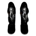Owl Portrait Print Muay Thai Shin Guards