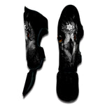 Owl Portrait Print Muay Thai Shin Guard