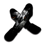 Owl Portrait Print Muay Thai Shin Guard