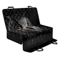 Owl Portrait Print Pet Car Back Seat Cover