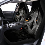 Owl Portrait Print Universal Fit Car Seat Covers
