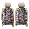 Owl With Glasses Pattern Print Car Seat Organizers