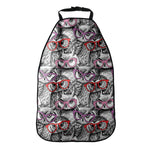 Owl With Glasses Pattern Print Car Seat Organizers
