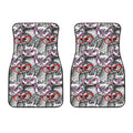 Owl With Glasses Pattern Print Front Car Floor Mats