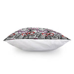 Owl With Glasses Pattern Print Pillow Cover