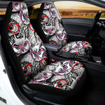 Owl With Glasses Pattern Print Universal Fit Car Seat Covers