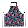 Paisley And Floral Pattern Print Apron