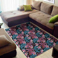 Paisley And Floral Pattern Print Floor Mat