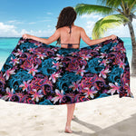 Paisley And Floral Pattern Print Beach Sarong Wrap