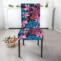 Paisley And Floral Pattern Print Dining Chair Slipcover