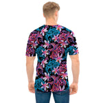 Paisley And Floral Pattern Print Men's T-Shirt