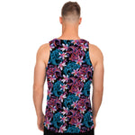 Paisley And Floral Pattern Print Men's Tank Top