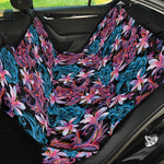 Paisley And Floral Pattern Print Pet Car Back Seat Cover