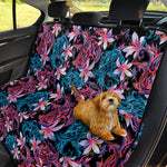 Paisley And Floral Pattern Print Pet Car Back Seat Cover
