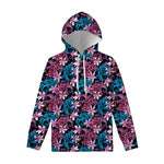 Paisley And Floral Pattern Print Pullover Hoodie
