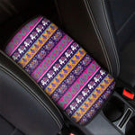 Paisley Elephant Hamsa Pattern Print Car Center Console Cover