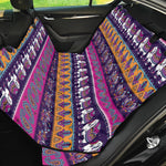 Paisley Elephant Hamsa Pattern Print Pet Car Back Seat Cover