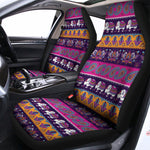 Paisley Elephant Hamsa Pattern Print Universal Fit Car Seat Covers