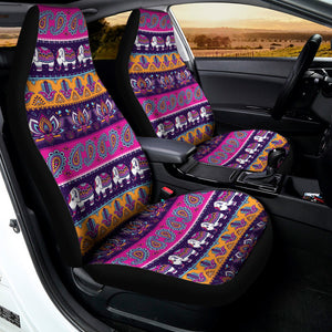 Paisley Elephant Hamsa Pattern Print Universal Fit Car Seat Covers