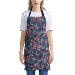 Paisley Floral Bohemian Pattern Print Apron