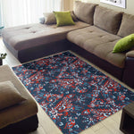 Paisley Floral Bohemian Pattern Print Area Rug GearFrost