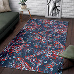 Paisley Floral Bohemian Pattern Print Area Rug GearFrost