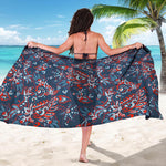 Paisley Floral Bohemian Pattern Print Beach Sarong Wrap
