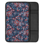 Paisley Floral Bohemian Pattern Print Car Center Console Cover