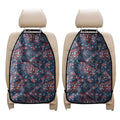 Paisley Floral Bohemian Pattern Print Car Seat Organizers