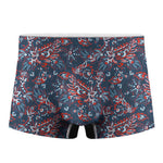 Paisley Floral Bohemian Pattern Print Men's Boxer Briefs