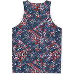 Paisley Floral Bohemian Pattern Print Men's Tank Top