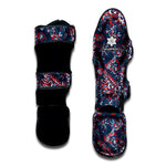 Paisley Floral Bohemian Pattern Print Muay Thai Shin Guard