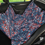 Paisley Floral Bohemian Pattern Print Pet Car Back Seat Cover