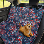 Paisley Floral Bohemian Pattern Print Pet Car Back Seat Cover