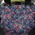 Paisley Floral Bohemian Pattern Print Pet Car Back Seat Cover