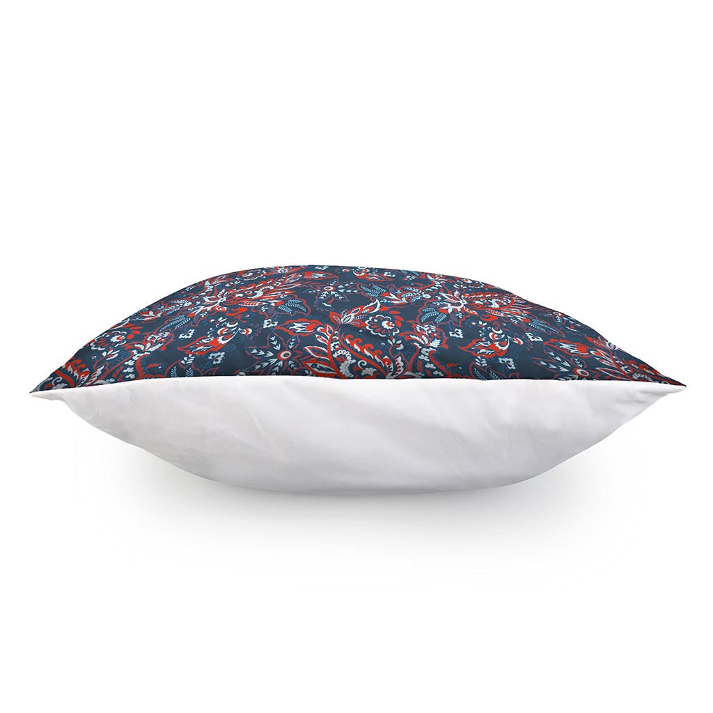 Paisley Floral Bohemian Pattern Print Pillow Cover