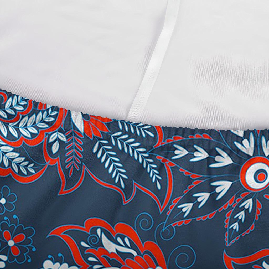 Paisley Floral Bohemian Pattern Print Sofa Cover