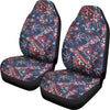 Paisley Floral Bohemian Pattern Print Universal Fit Car Seat Covers