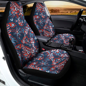 Paisley Floral Bohemian Pattern Print Universal Fit Car Seat Covers