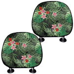 Palm Hawaiian Tropical Pattern Print Car Headrest Covers