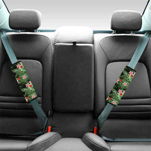 Palm Hawaiian Tropical Pattern Print Car Seat Belt Covers