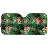 Palm Hawaiian Tropical Pattern Print Car Sun Shade