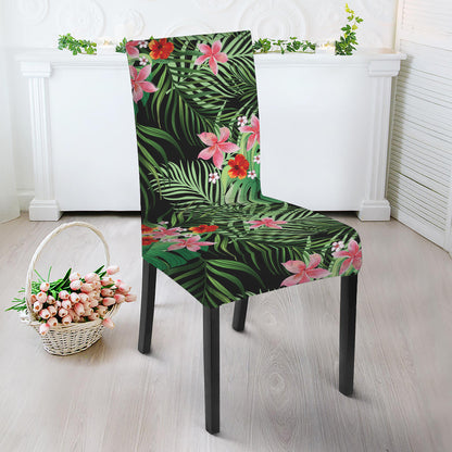 Palm Hawaiian Tropical Pattern Print Dining Chair Slipcover