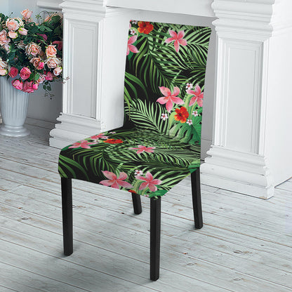 Palm Hawaiian Tropical Pattern Print Dining Chair Slipcover