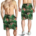 Palm Hawaiian Tropical Pattern Print Men's Shorts